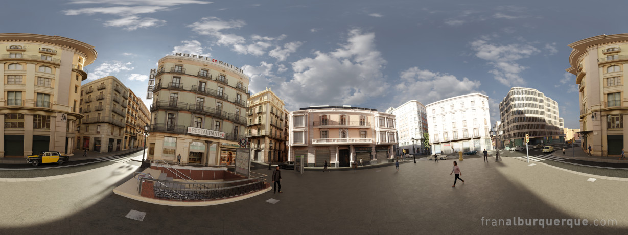 Plaça de l'Àngel en 360º